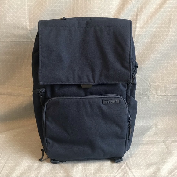 Brevite Bags Brevite The Runner Camera Backpack In Moonlit Blue